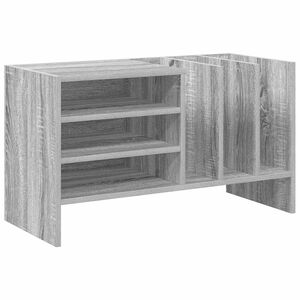 vidaXL Plok&scaron;telių spintelė Pilkas Sonoma 78,5 x 35 x 45 cm