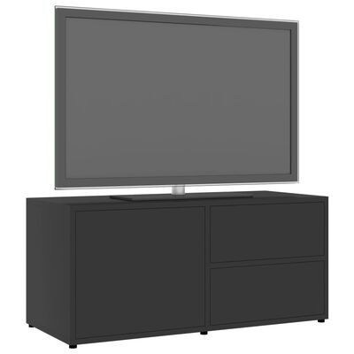 vidaXL Televizoriaus spintelė, pilkos spalvos, 80x34x36cm, MDP
