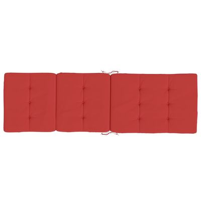 vidaXL Terasos kėdės pagalvėlės, 2vnt., raudonos, oksfordo audinys
