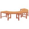 vidaXL Medžio suolelis 4 -Seater 210 x 80 x 45 cm Natūrali