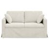 vidaXL Sofa Kreminė Bendri matmenys: 138 x 78 cm (P X G x A) Aksomas