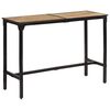 vidaXL Baro stalas, 150x55x107cm, neapdorotos mango medienos masyvas