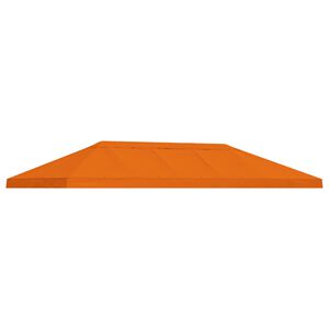 vidaXL Paviliono kanapės danga 6 x 3 m Oranžinė Poliesteris 190