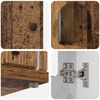 vidaXL Katės namelis Senas medis 85 x 55 x 50 cm Apdirbta mediena