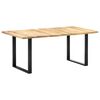 vidaXL Valgomojo stalas, 180x90x76cm, mango medienos masyvas