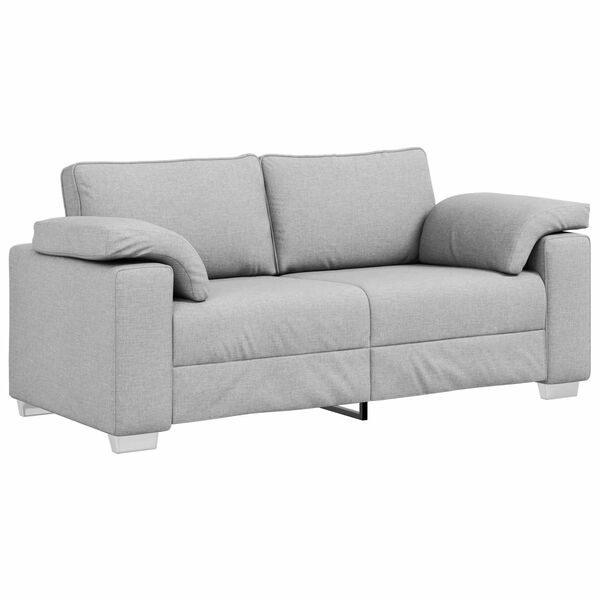 vidaXL Sofa Debesų pilka 180 x 80 x 82 cm audinys