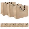 vidaXL Džiuto piniginės 50 Natūrali ir juoda 42 x 33 x 19 cm