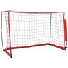 vidaXL Futbolo vartai, 184x91x124,5cm, plienas