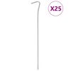 vidaXL Palapinės kai&scaron;čiai, 25vnt., 23cm, skersmuo 4mm, plienas