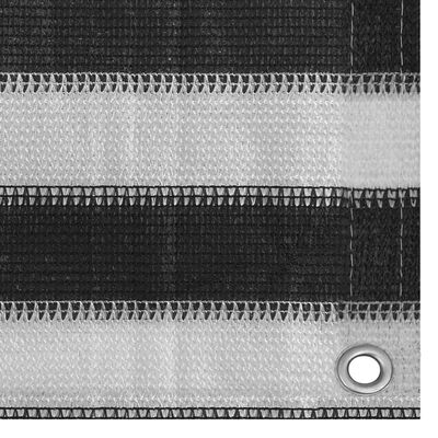 vidaXL Palapinės kilimėlis, antracito ir baltos spalvos, 250x350cm