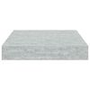 vidaXL Pakabinamos lentynos, 2vnt., betono pilkos, 23x23,5x3,8cm, MDF