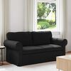 vidaXL Sofa Juoda Bendri matmenys: 175 x 82 cm (P X G x A) Aksomas