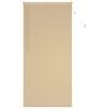 vidaXL Venecijos žaliuzės &Scaron;viesiai ruda su ra&scaron;tu 213 x 80 cm 25 mm PVC