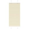 vidaXL Plisuotas Blind Cream 60x150 cm Audinio plotis 59,4 cm