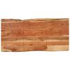 vidaXL Valgomojo stalas, 140x70x76cm, akacijos medienos masyvas