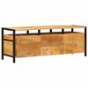 vidaXL Saugojimo spintos Ruda 110 x 30 x 40 cm Kietas mango medis