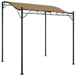 vidaXL Stoginė, taupe spalvos, 2x2,3m, audinys ir plienas, 180g/m&sup2;