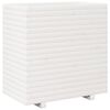 vidaXL Sodo lovelis, baltas, 70x40x72,5cm, pu&scaron;ies medienos masyvas