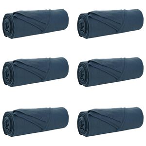 vidaXL Mesti antklodės 6 vnt. Jūrinė mėlyna 280 x 210 cm 4.74 kg