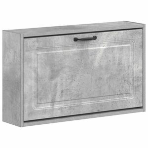 vidaXL Sieninis batų kabinetas UTRECHT 71 x 17 x 43 cm Betono pilka