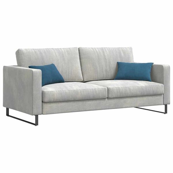vidaXL Sofa Pagalvės 2 pcs Mėlyna 50 x 30 cm Kordūrinis audinys