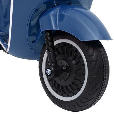 vidaXL Vaikiškas elektrinis motoroleris Vespa GTS300, mėlynos spalvos