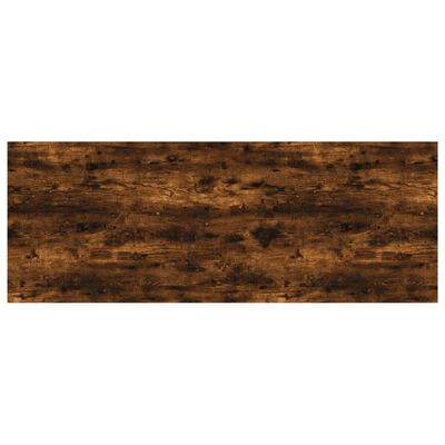 vidaXL Sieninės lentynos, 4vnt., dūminio ąžuolo, 80x30x1,5cm, mediena