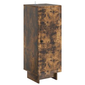 vidaXL Kabalas Dūminio ąžuolo 33 x 34,5 x 90 cm Apdirbta mediena