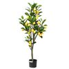 vidaXL Dirbtinis citrinmedis, žalios spalvos, 120cm, 136 lapai