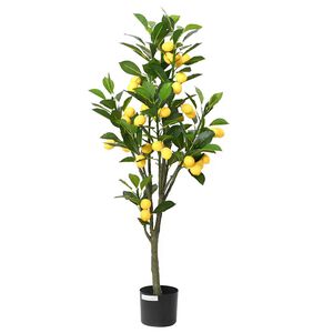 vidaXL Dirbtinis citrinmedis, žalios spalvos, 120cm, 136 lapai
