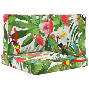 vidaXL Lauko sofa pagalvėlė 3 pcs spalvingas Poliesteris