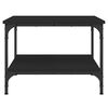 vidaXL Kavos staliukas, juodos spalvos, 55x55x40cm, apdirbta mediena