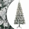 vidaXL Dirbtinė Sulankstoma Kalėdų Eglutė 180 cm 300 LED &Scaron;ilta balta