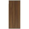 vidaXL Sieninė spintelė, ruda ąžuolo, 80x33x80cm, apdirbta mediena