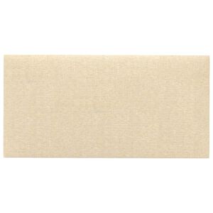 vidaXL Sieninis galvūgalis 12 vnt. 60 x 30 cm Kreminė audinys