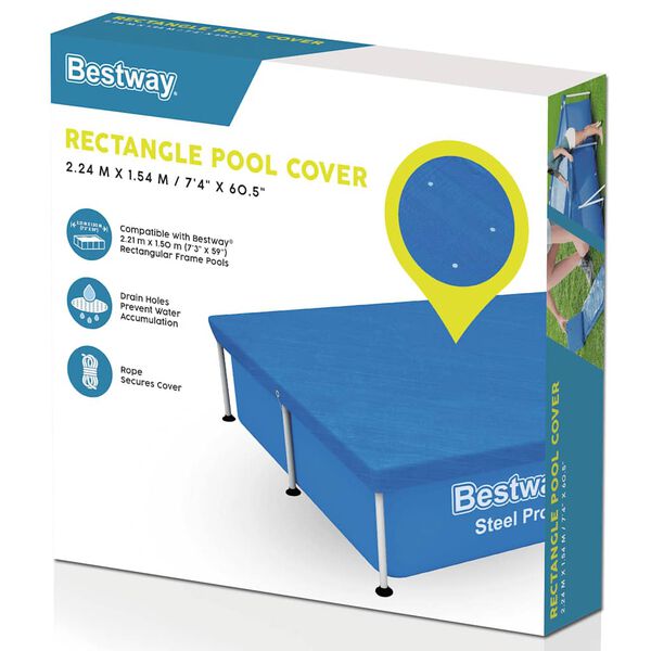 Bestway Baseino uždangalas Flowclear, 221x150cm