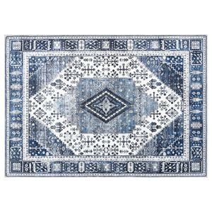 vidaXL Kilimas ORIZ Tamsiai mėlyna 140 x 200 cm 100% poliesteris