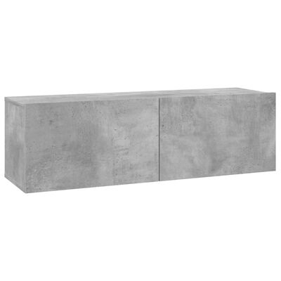 vidaXL Televizoriaus spintelė, betono pilkos spalvos, 100x30x30cm, MDP