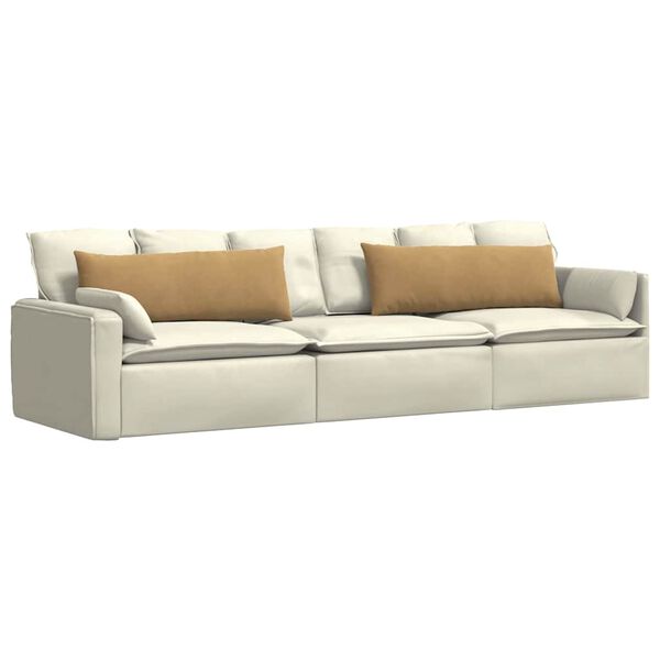 vidaXL Sofa Pagalvės 2 pcs Ruda 120 x 40 cm Kordūrinis audinys