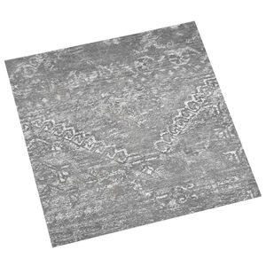 vidaXL Grindų lentos 55 pcs Betono Pilka 5,11 m&sup2; PVC