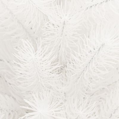 vidaXL Dirbtinė Kalėdų eglutė, balta, 65cm, su tikroviškais spygliais
