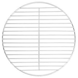 vidaXL BBQ grotelės, skersmuo 34,5cm, nerūdijantis plienas, apvalios
