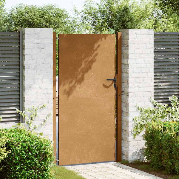 vidaXL Sodo vartai, 100x175 cm, Corten plienas