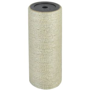 vidaXL Draskyklė katėms, stovas, 8x20 cm, 10 mm, smėlio spalvos