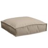 vidaXL Pagalvėlė 2 pcs Taupe 40 x 40 x 8 cm Oksfordo audinys