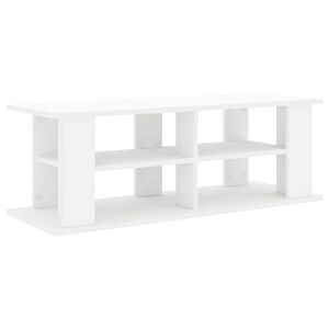 vidaXL Televizoriaus stovas Balta 96 x 35 x 33,5 cm