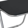 vidaXL Sulankstoma kėdė 2 pcs Juoda ir pilka 48 x 43,5 x 81 cm
