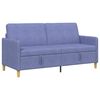 vidaXL Sofa su saugojimo vieta Džinsinės mėlynos 172 x 78 x 87 cm