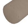 vidaXL Pagalvės 2 pcs Taupe &Oslash; 15 x 40 cm Mikropluo&scaron;to audinys