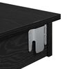 vidaXL Sieninis baro stalas Juodas ąžuolas 102 x 45 x 103,5 cm